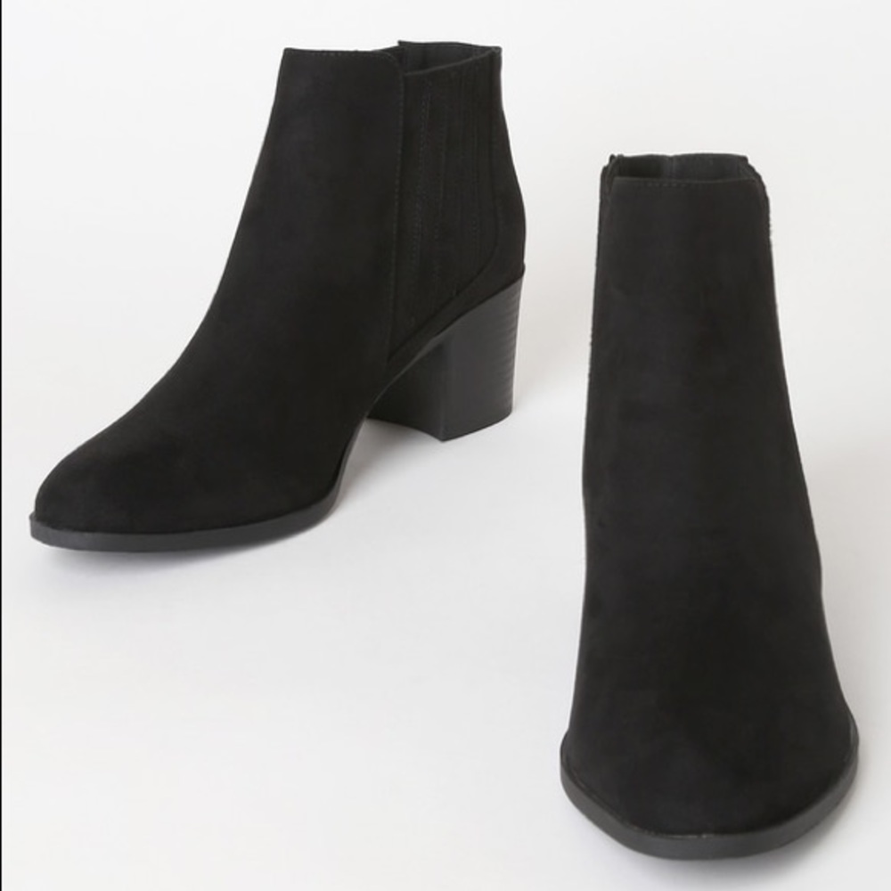 Black Suede Ankle Boots
